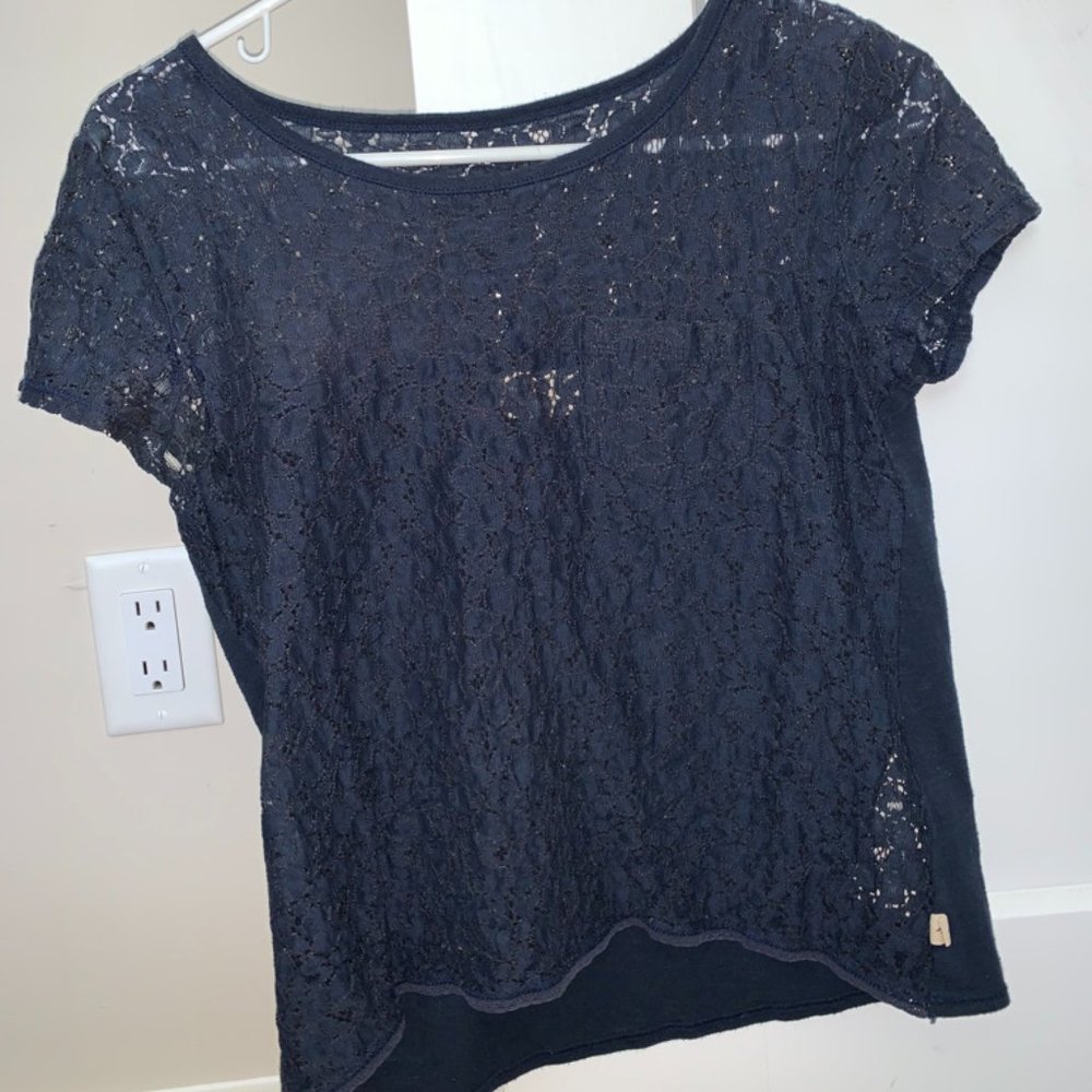 Lace. cotton shirt